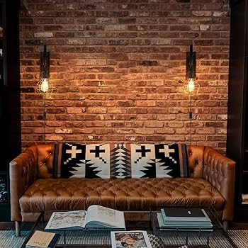 AnvFlik Retro Industrial Wall Sconce, 2Pack Antique Brass